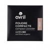 Avril - Poudre Compacte Bio - Texture Soyeuse - Unifie et Matifie le Teint - Vegan, Certifié Bio Ecocert - Fabriqué en France