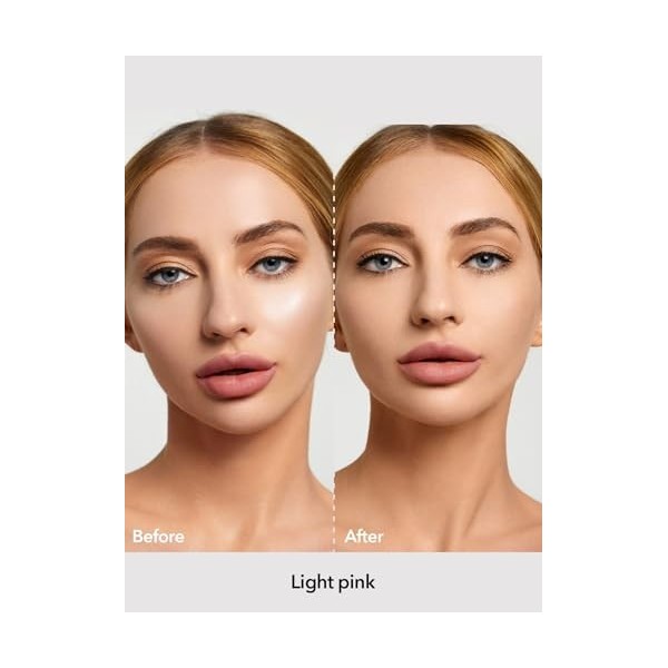 SHEGLAM Baked Glow Poudre de réglage de lhuile pour le visage - Translucide sans pores - Lisse les lignes fines - Rose clair