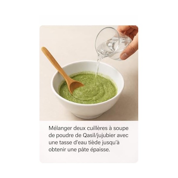 Poudre de Qasil, Sidr & Jujubier BIO 250g – Soin Capillaire & Visage Naturel Multi-Usages : Purifie, Fortifie et Illumine