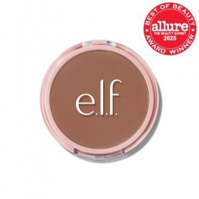 e.l.f. Halo Glow Powder Filter, Compact Finishing Powder – Couverture modulable – Anti-plis – Affine les pores – Avec bouffée