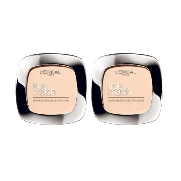 LOreal 3600520772035 True Match Poudre pour le Visage Lot de 2 
