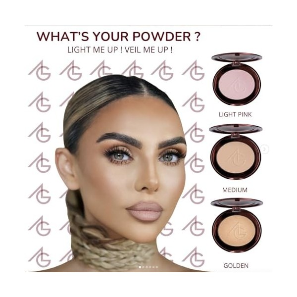 Ayshglamm | Poudre Libre Veil Me Up Pink | Poudre Matifiante Rosée Éclat Naturel | Teint Frais & Douceur de Velours