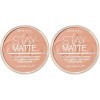 RIMMEL LONDON Stay Matte Poudre pressée longue durée Naturel Lot de 2 