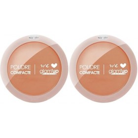 GlamUp Paris - Poudre Compacte - Poudre Pressée - Couverture Complète - Longue Tenue - Fini Mat et Naturel - Contrôle de la 