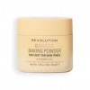 Revolution Loose Baking Powder – Poudre fixatrice de maquillage, fini lumineux, absorbe les brillances et l’excès de sébum, v