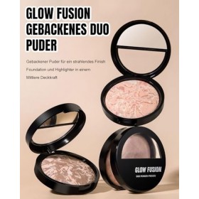 Setting Powder - Poudre de cuisson mate imperméable pour les trajets et le quotidien - Contrôle de lhuile - Maquillage longu