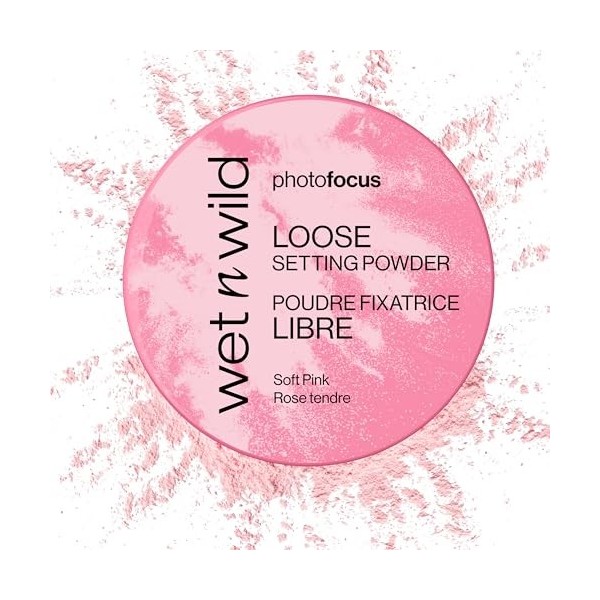 Wet n Wild Photo Focus Loose Setting Powder, Poudre de Fixation Soyeuse et Légère pour Fixer, Matifier, Absorber lhuile et C