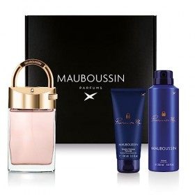 Mauboussin - Coffret Découverte 2023 Promise Me : Eau de Parfum 100ml, Gel Douche 100ml & Déodorant 200ml