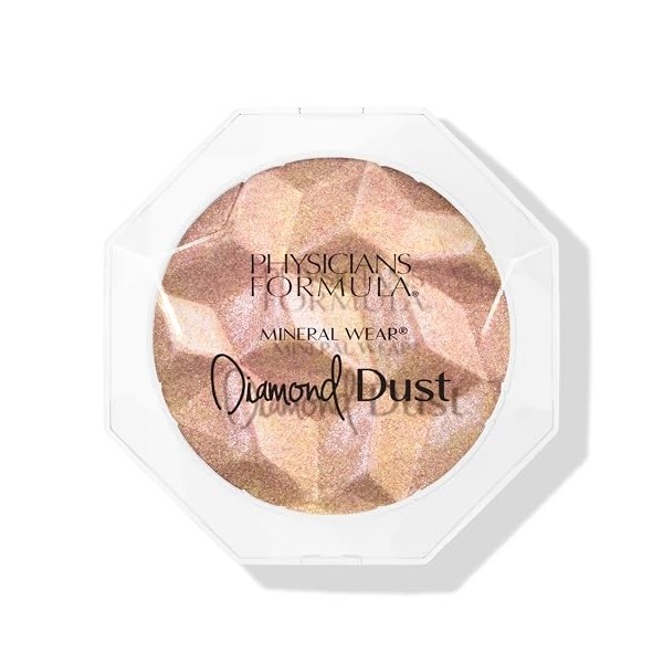 Physicians Formula Mineral Wear Diamond Dust, Poudre Translucide pour le Visage avec des Minéraux Illuminateurs et de la Vita