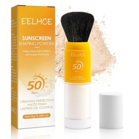 Mineral Sunscreen Setting Powder, poudre de fixation minérale de protection solaire, SPF 50 PA++, poudre de protection solair