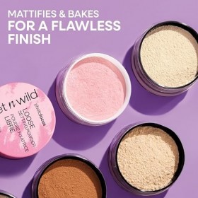 Wet n Wild Photo Focus Loose Setting Powder, Poudre de Fixation Soyeuse et Légère pour Fixer, Matifier, Absorber lhuile et C