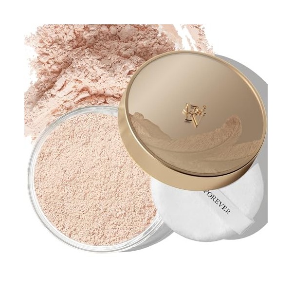 FV Poudre Libre, Longue Durée, Ultra Légère, Contrôle Brillance & Finition Mate, Pour Tous Types De Peau, Sans Talc, Teinte: 
