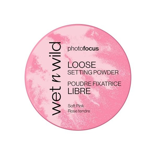 Wet n Wild Photo Focus Loose Setting Powder, Poudre de Fixation Soyeuse et Légère pour Fixer, Matifier, Absorber lhuile et C