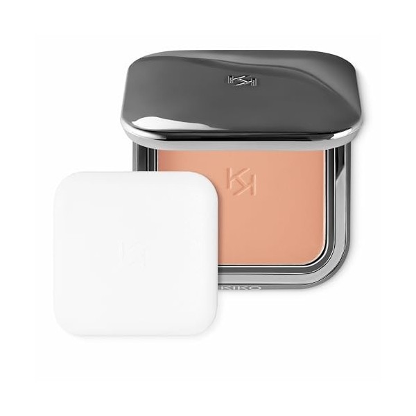 KIKO Milano Matte Fusion Pressed Powder 09, Poudre Compacte Au Fini Mat Naturel
