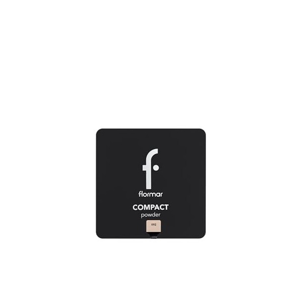 Flormar Compact Powder – Maquillage & Fond De Teint Powder Matifiante Visage, Texture Crémeuse, Fini Naturel, Haute Couvrance