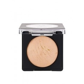 Flormar Poudre Baked Beige With Gold – Poudre Matifiante Compacte et Libre Humide/Sèche, Texture Veloutée Ultra-Fine, Haute P