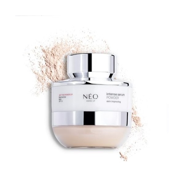 NEO MAKE UP Poudre – Satin Loose Powder – Poudre Libre Minérale avec Niacinamide & SPF10 – Maquillage Ultraléger à Effet Anti