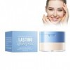 Poudre souple mate, Loose Powder Oil Control Glow Setting Powder Poudre de fixation transparente pour une finition mate, maqu