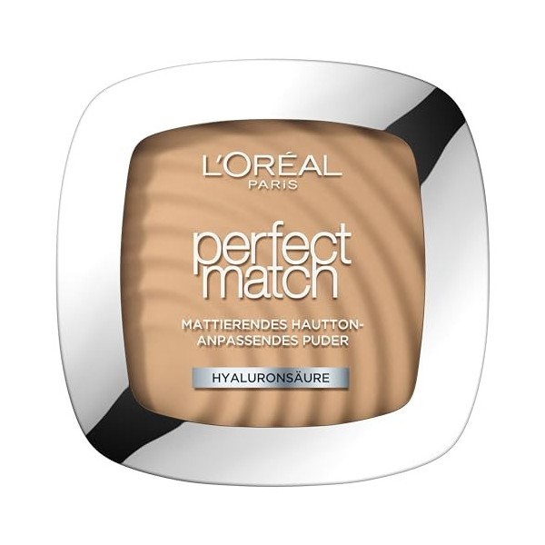 LOral Paris Perfect Match Compact Puder, W3 Golden Beige