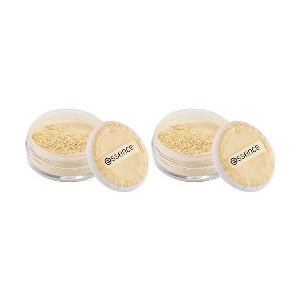 essence BANANA LOOSE POWDER Jaune matifiant, fixant, correcteur de couleur, translucide, mat, végétalien, sans huile, sans pa