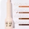 Tampon à cinq points pour pousses dété et stylo micro poudre liquide, stylo naturel moyen, marron Freckle Pen, durable 24 h,