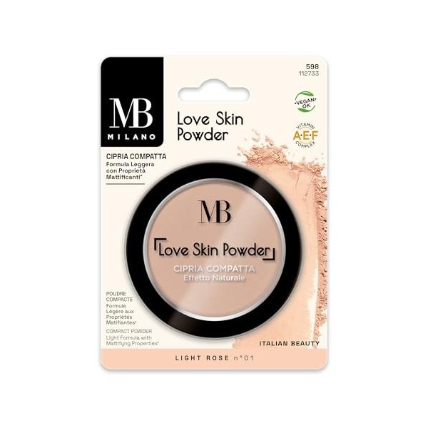 MB Milano - Poudre compacte - LIGHT ROSE 01