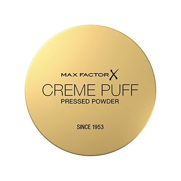 Max Factor Creme Puff mat poudre pressée, pour tout type de peau, absorbe lexcès de sébum, n°040 crème ivoire