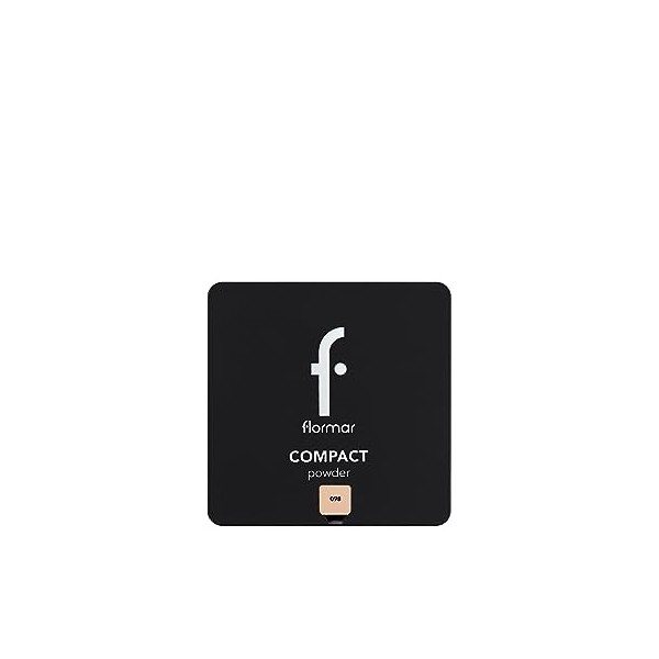 Flormar Compact Powder – Maquillage & Fond De Teint Powder Matifiante Visage, Texture Crémeuse, Fini Naturel, Haute Couvrance