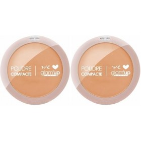 GlamUp Paris - Poudre Compacte - Poudre Pressée - Couverture Complète - Longue Tenue - Fini Mat et Naturel - Contrôle de la 