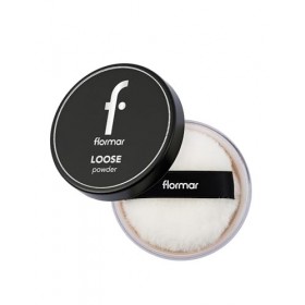 Flormar Loose Powder - Poudre Libre Matifiante Transparente – Poudre Fixatrice Longue Tenue pour Peau Grasse, Mixte ou Sèche 