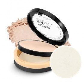 Boobeen Poudre Fixante Visage Anti-Huile, Poudre Translucide 24h, Fond de Teint Mat Léger avec Houppette et Miroir