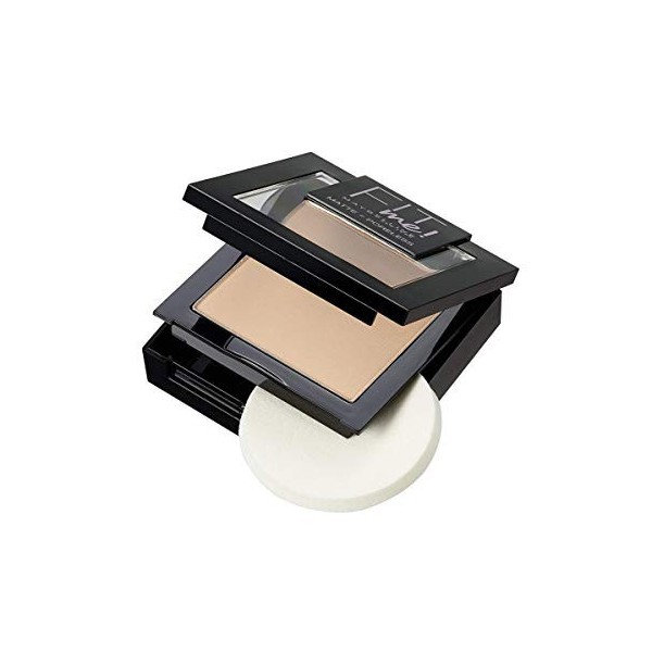 Maybelline New York - Poudre Compacte Fit Me Matte & Poreless - Peaux normales à grasses - 130 Beige Chamois - 9 g Lot de 2