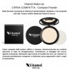 Vitamol make-up Face Poudre compacte pour fixer le maquillage 6 gr Ambre 