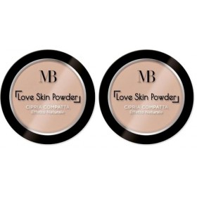 MB Milano - Poudre compacte - LIGHT ROSE 01 Lot de 2 