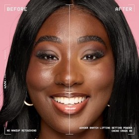 NYX Professional Makeup Wonder Snatch Powder – Poudre libre fixatrice – Fini mat doux – Tenue 16H Sans Effet plâtre – Texture