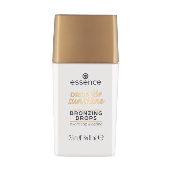 Essence Cosmetics Drop of Sunshine Bronzing Drops Gouttes Bronzantes, Humidifiant Hydratant, avec Vitamines, Protecteur, Natu