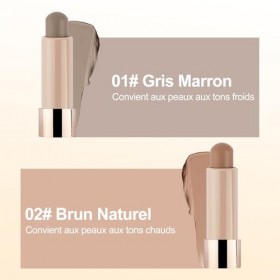 Erinde Contour Stick Crème Froid, Contouring Maquillage Naturel et Longue Durée, Texture Crème Facile à Estomper, Stick Sculp