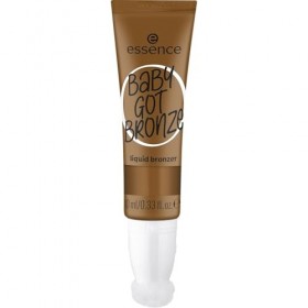 Essence Cosmetics Baby Got Bronze Liquid Bronzer Bronzeur Liquide, Longue Durée, Mettant en Valeur lOeil, Facile à Enlever, 