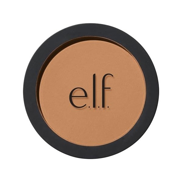 e.l.f. Poudre bronzante infusée dapprêt, maquillage durable et économique, léger et constructif, lisse et facile à utiliser,