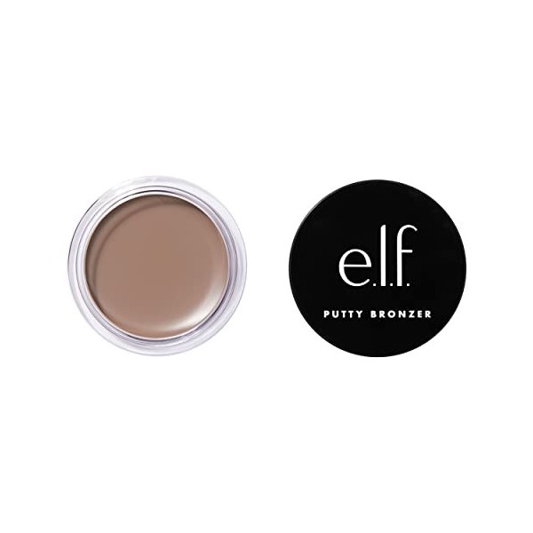 e.l.f. Putty Bronzer, formule crémeuse et hautement pigmentée, crée une lueur bronzée persistante, enrichie en huile dargan