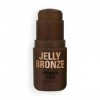 Revolution Jelly Bronzer Tint, Bronzer teinté pour un effet bonne mine naturel, Vegan, Dark Cocoa, 8 g