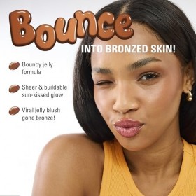 Revolution Jelly Bronzer Tint, Bronzer teinté pour un effet bonne mine naturel, Vegan, Dark Cocoa, 8 g