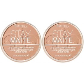 rimmel Stay Matte Powder N.010 Warm Lot de 2 