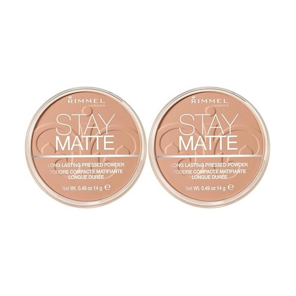 rimmel Stay Matte Powder N.010 Warm Lot de 2 