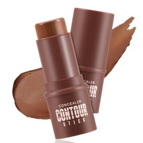 Boobeen Cream Contour Stick, stick bronzant mat estompable, maquillage multi-usage pour le visage, facile à appliquer avec un