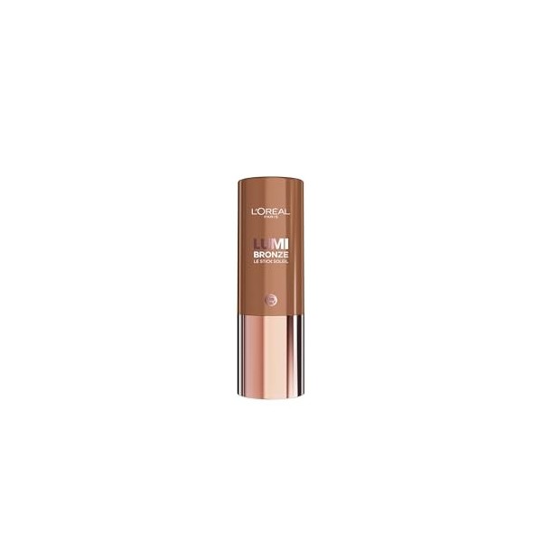 LOréal Paris - Le Stick Soleil - Stick Bronzant Contouring - Teint Hâlé Éclatant - Texture Crémeuse Fondante - Fini Poudré -