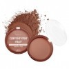 Boobeen 2 Paquets de Poudre Pressée de Finition mate, Imperméable et Contrôlant lhuile, Poudre Bronzante de Contour du Visag