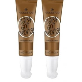Essence Cosmetics Baby Got Bronze Liquid Bronzer Bronzeur Liquide, Longue Durée, Mettant en Valeur lOeil, Facile à Enlever, 