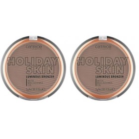 Catrice - Poudre Bronzante Holiday Skin Luminous Bronzer - 20 Off To The Island Lot de 2 