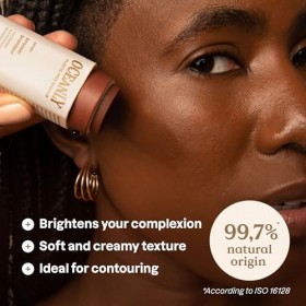 ATTITUDE Oceanly Bronzeur, EWG Verified, Phtyoglycogène Hydratant, Ingrédients dOrigine Naturelle, Maquillage Végane, Ebony,